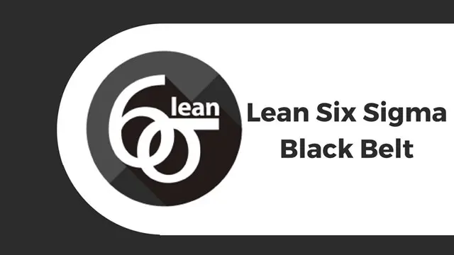 IASSC Accredited Lean Six Sigma Black Belt (Exam Included) - 12 Months Access