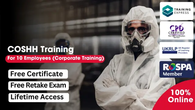 COSHH Training - for 10 Employees (Corporate Training)