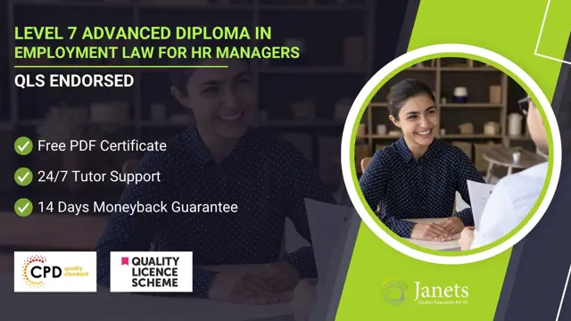 Advanced Diploma in Employment Law for HR Managers at QLS Level 7 