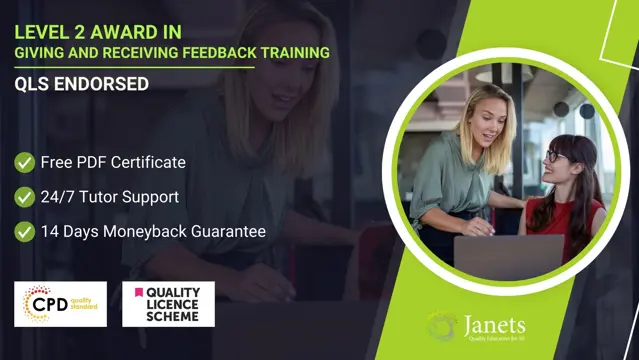 Level 2 Award in Giving and Receiving Feedback Training - QLS Endorsed