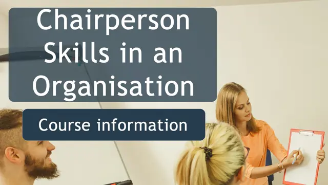 Chairperson skills in an organisation - CPD Certified