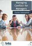 Managing Conflict for Managers Flyer