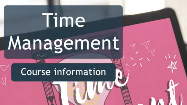 Time Management - CPD Certified