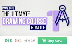 Pack of 8 - The Ultimate Drawing Course Bundle