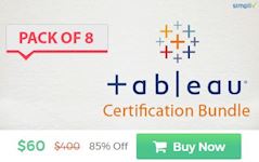 Pack of 8 - Tableau Certification Bundle