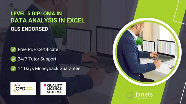 Level 5 Diploma in Data Analysis In Microsoft Excel - QLS Endorsed