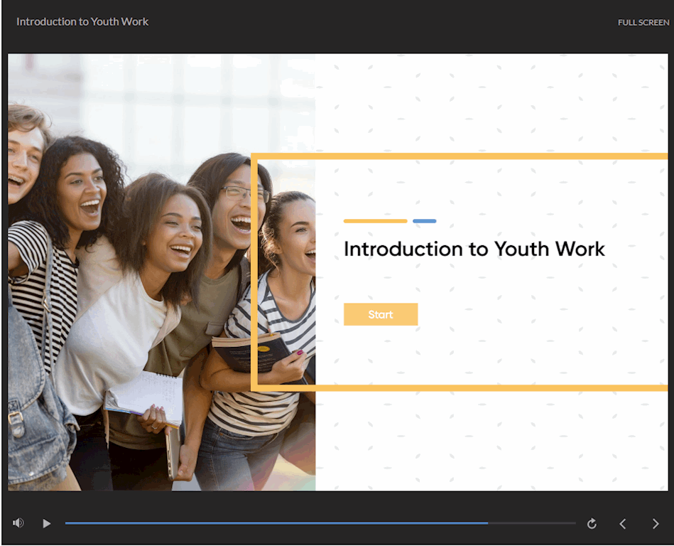online youth work courses