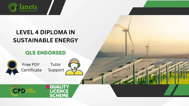 Level 4 Diploma in Sustainable Energy - QLS Endorsed