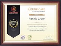 Indian Head Massage + Swedish Massage Therapy - Sample Certificate 