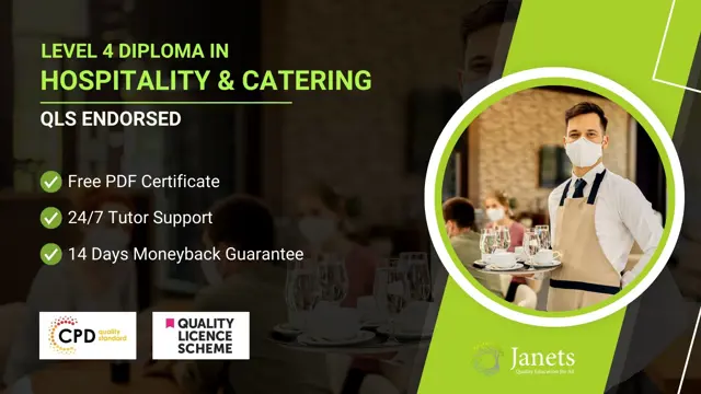 Level 4 Diploma in Hospitality & Catering - QLS Endorsed