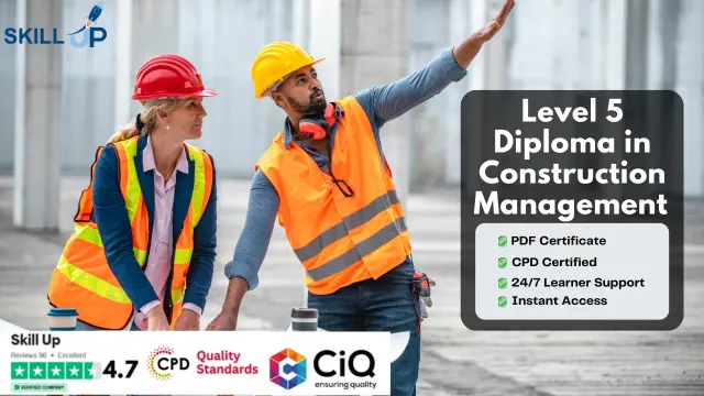Level 5 Diploma in Construction Management - CPD Certified