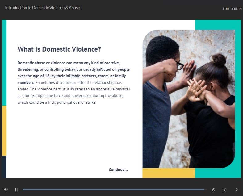 Online Domestic Abuse & Violence Awareness Training Course reed.co.uk