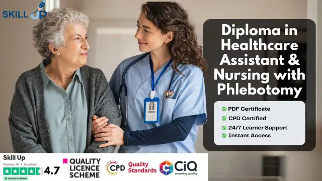 Diploma in Healthcare Assistant & Nursing with Phlebotomy - QLS Endorsed