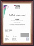 Quality Licence Scheme Endorsed Certificate frame