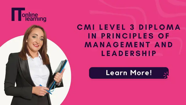 CMI Level 3 Diploma in Principles of Management and Leadership