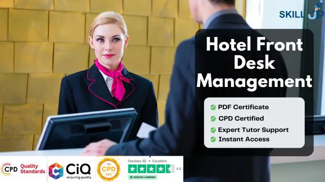 Hotel Front Desk Management - CPD Certified