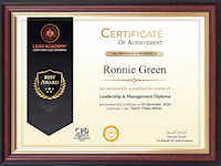 Certificate of Achievement Sample