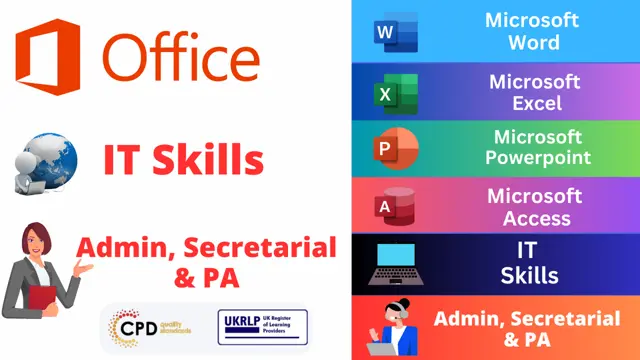 Microsoft Office Skills (Microsoft Excel, Word, PowerPoint) with Admin, Secretarial & PA