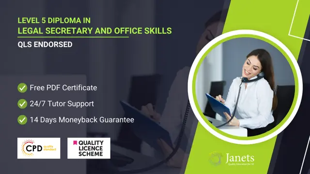Level 5 Diploma in Legal Secretary and Office Skills - QLS Endorsed