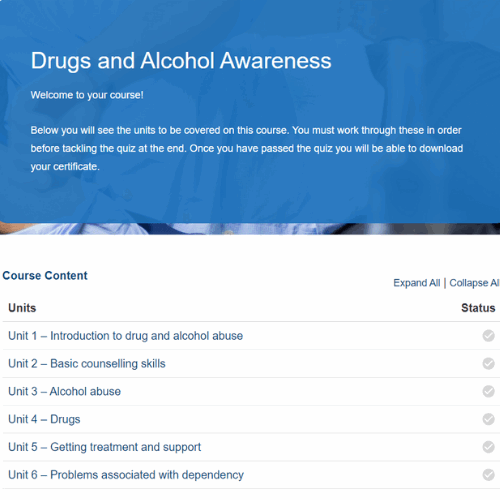 Online Drug and Alcohol Awareness Course reed.co.uk