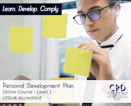 Personal Development Plan - CPDUK Accredited - The Mandatory Training Group UK -