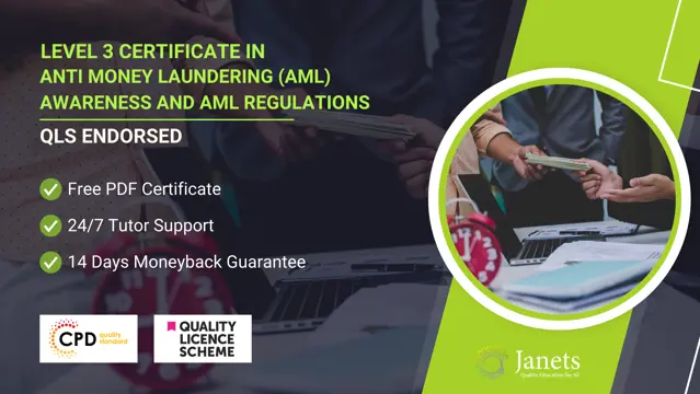 Level 3 Anti Money Laundering (AML) Awareness and AML Regulations - QLS Endorsed