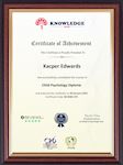 Knowledge Door Certificate  of Achievement