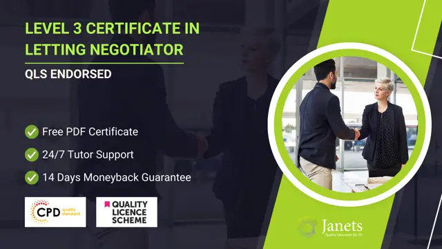 Level 3 Certificate in Letting Negotiator - QLS Endorsed