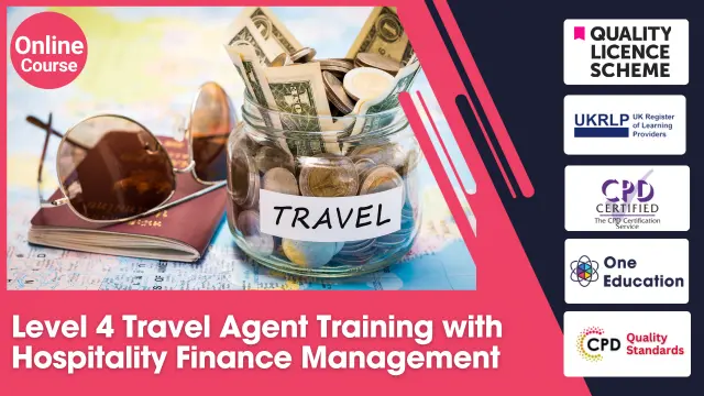 Level 4 Travel Agent Training with Hospitality Finance management  