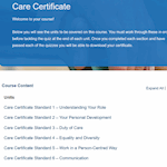 Care Certificate Unit Overview