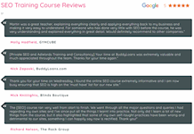 M Training SEO course reviews