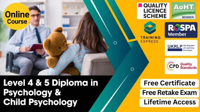 Diploma in Psychology at QLS Level 4 & Diploma in Child Psychology at QLS Level 5