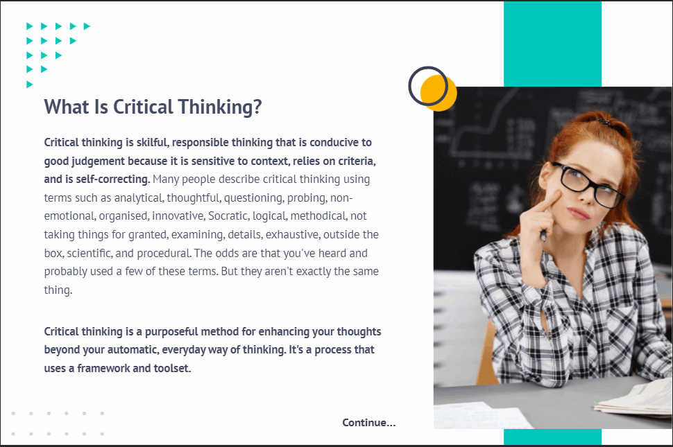 Online Decision Making and Critical Thinking Course | reed.co.uk