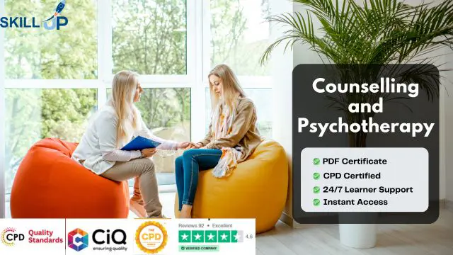 Counselling and Psychotherapy - CPD Certified