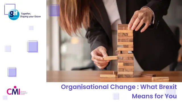 Organisational Change : What Brexit Means for You