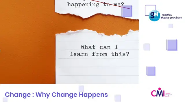 Change : Why Change Happens