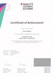 QLS Awards Endorsed Sample Certificate