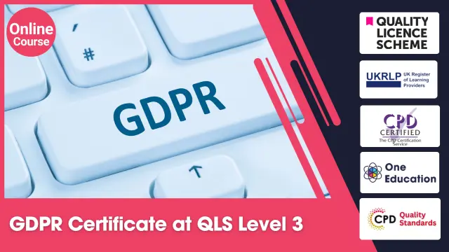 GDPR Certificate at QLS Level 3 