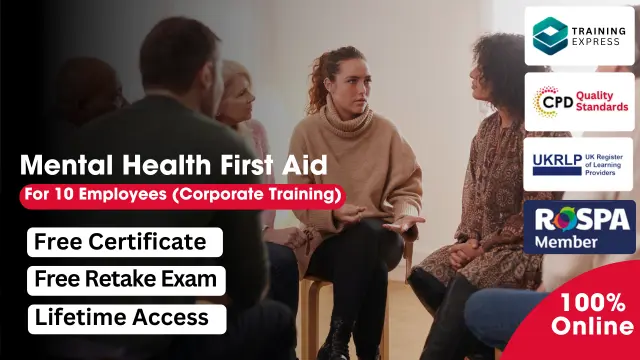 Mental Health First Aid - for 10 Employees (Corporate Training)