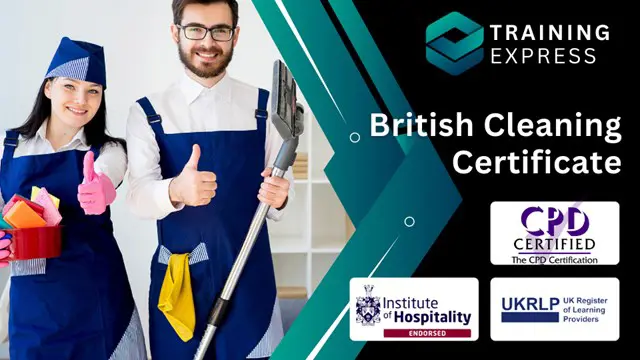 Level 5 Cleaning Certificate - CPD Certified & IOH Endorsed