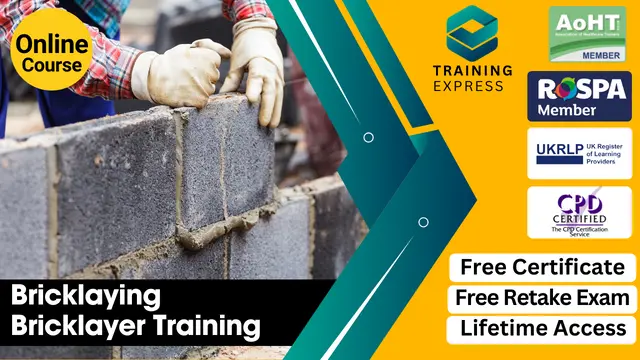 Bricklayer Training: Bricklaying Diploma (Online Course)