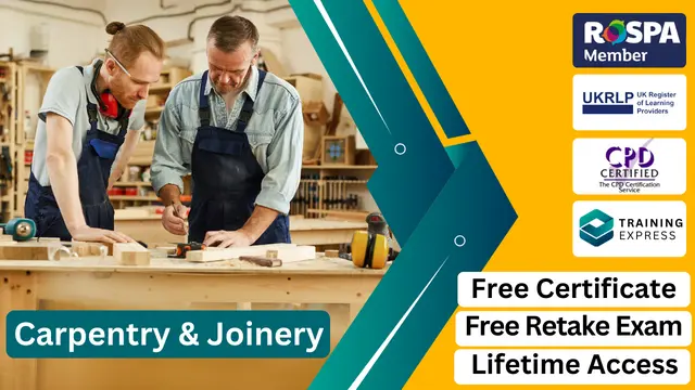 Level 3 Diploma in Carpentry & Joinery (Woodwork) - CPD Certified