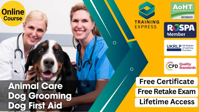 Animal Care, Dog Grooming & Dog First Aid Training