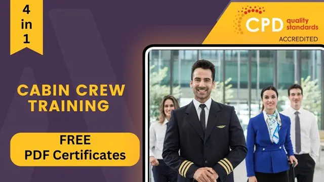 Airline Cabin Crew / Flight Attendant Diploma Level 3 - CPD Certified & QLS Endorsed