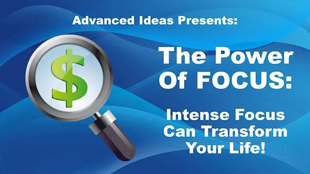 The Power Of Focus – The Master Key To Success