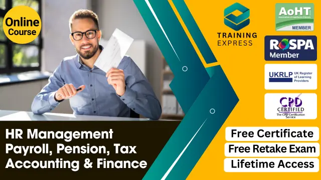 HR Management Diploma with UK Payroll, Pension, Tax Accounting and Finance