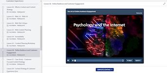 E-Learning Screenshot - Internet Psychology