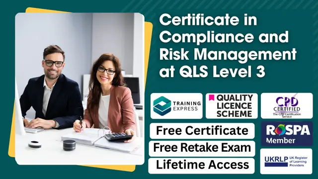 Certificate in Compliance and Risk Management at QLS Level 3