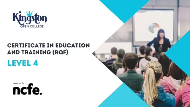 Level 4 Certificate in Education and Training (RQF)