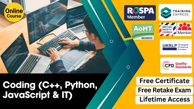 Coding (C++, Python, JavaScript & IT) - CPD Certified